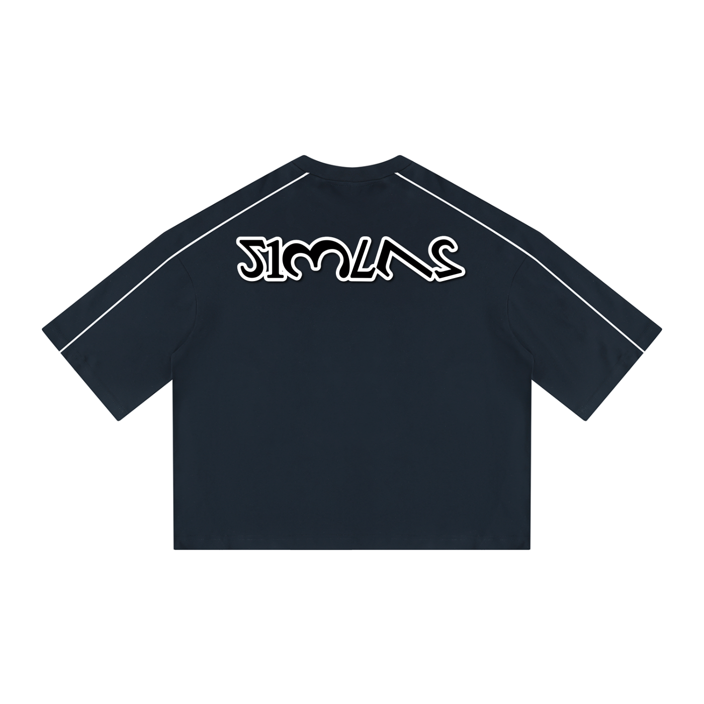 Unisex Heavyweight Boxy Piping T-Shirt