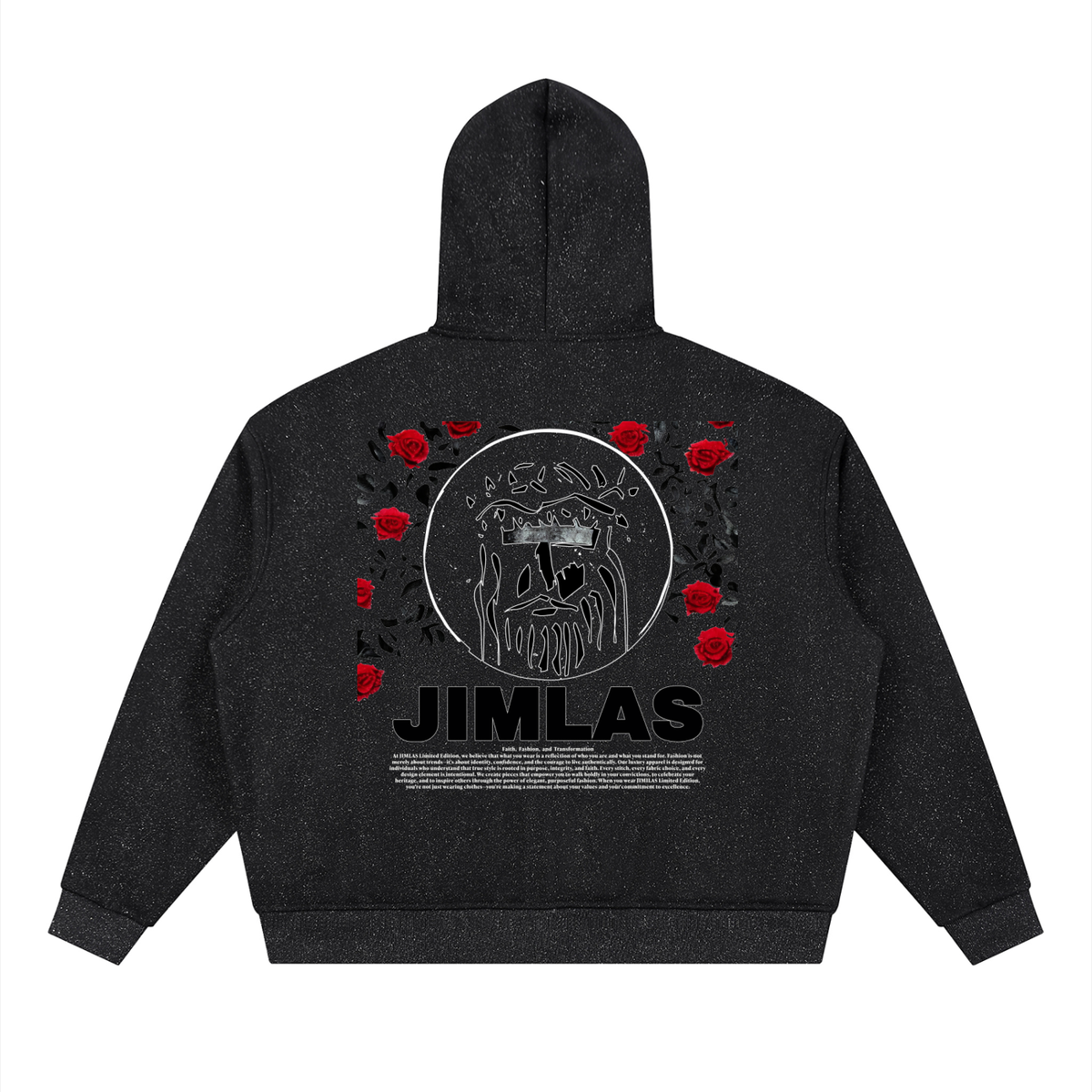 Unisex Sparkles Full Zip Boxy Hoodie