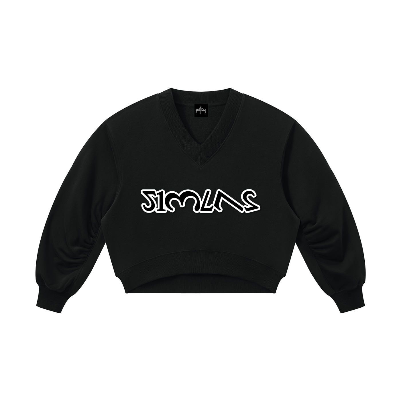 Women’s Crop V-Neck Sweatshirt