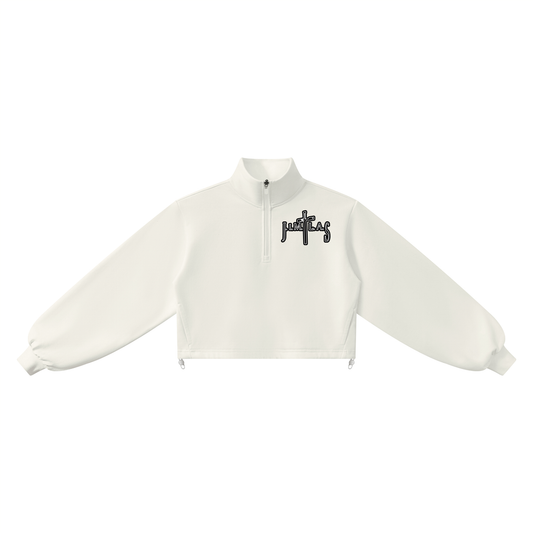 Women’s Mock-Neck Quarter-Zip Sweatshirt
