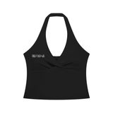 Women’s Ruched Halter Yoga Tank Top