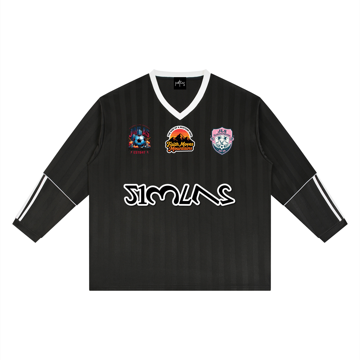 Unisex Striped Soccer Jersey