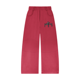 Unisex Sunfade Paneled Barrel Leg Sweatpants