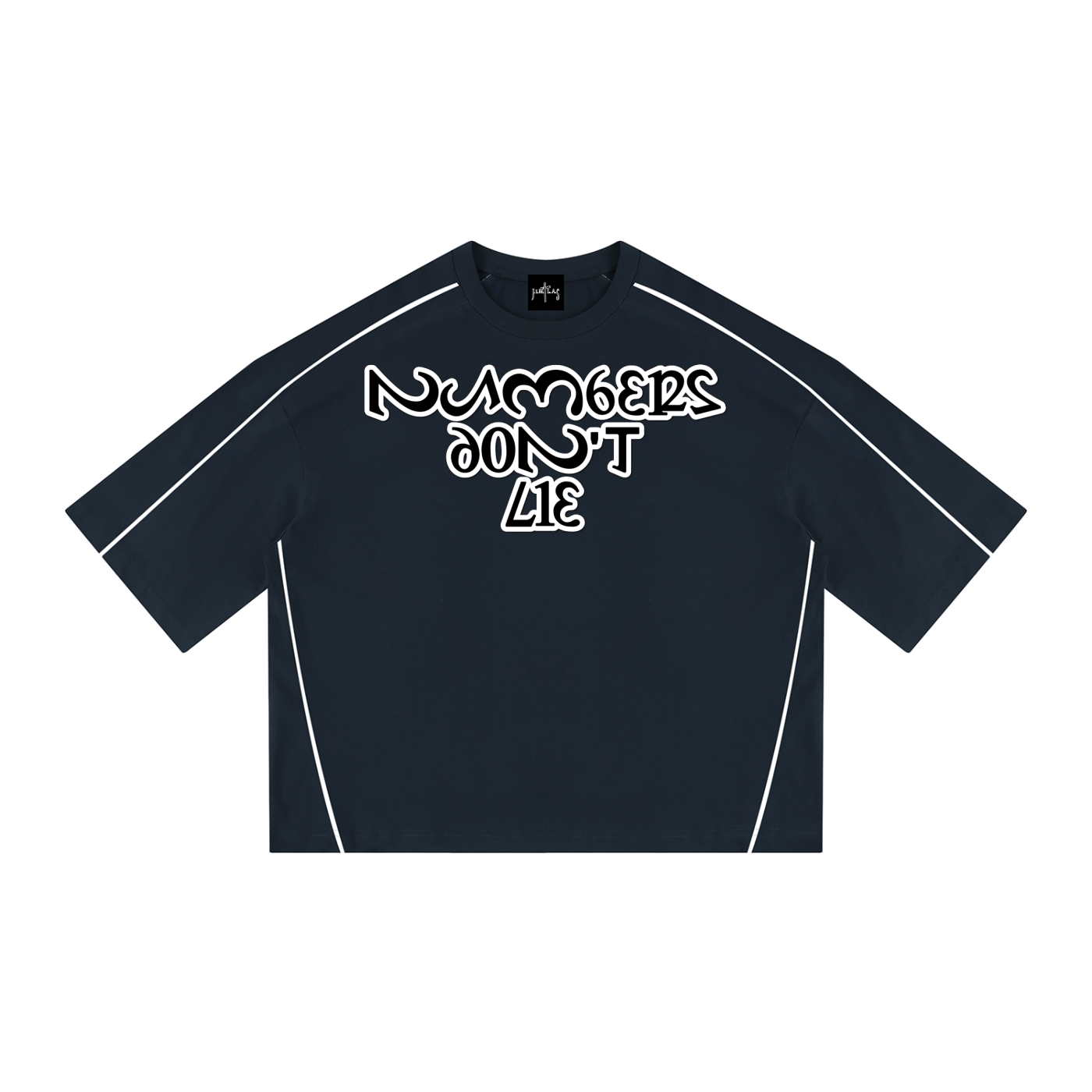 Unisex Heavyweight Boxy Piping T-Shirt