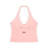 Women’s Ruched Halter Yoga Tank Top