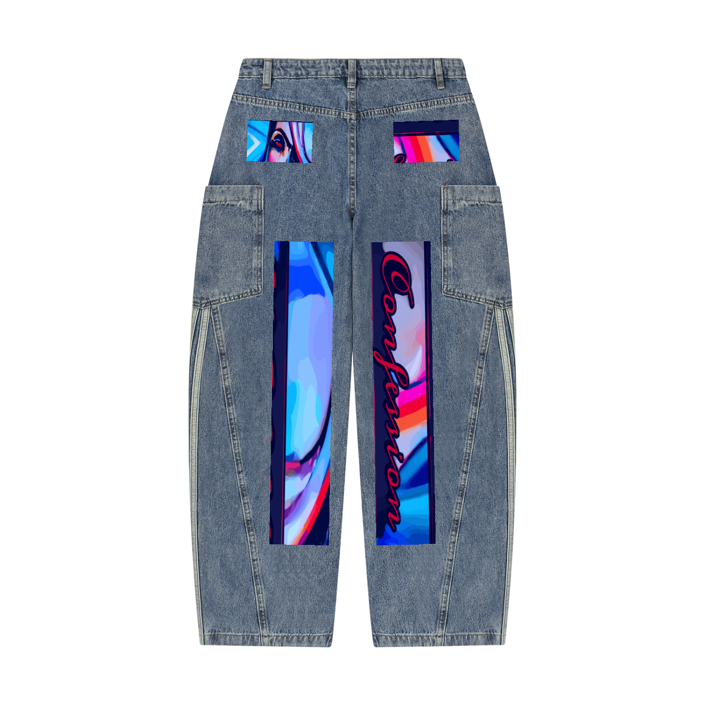 Women's Vintage Wash Barrel Leg Jeans