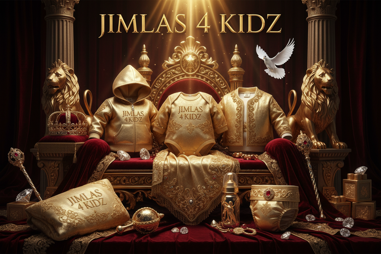 JIMLAS 4 Kidz - Gold Royal Baby No Cross